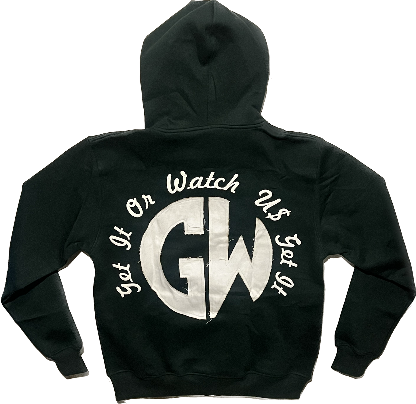 GW Distressed Back Hoodie (Dark Green)