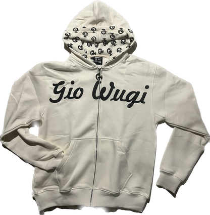 GW Distressed Back Hoodie (Cream)